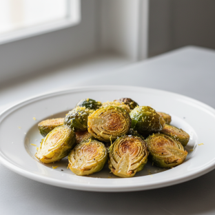 Lemon Roasted Brussel Sprouts Lemon Roasted Brussel Sprouts