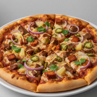Spicy Beef Lamb Kabob Pizza Twist