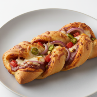 Bombay BBQ Veggie Pizza Twist