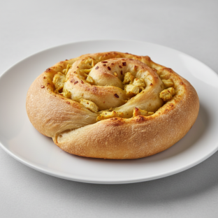 Gluten-Free Halal Curry Chicken Pizza Twist