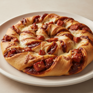 Gluten-Free Halal Manchurian Chicken Pizza Twist