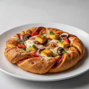 Gluten-Free Tandoori Paneer Pizza Twist