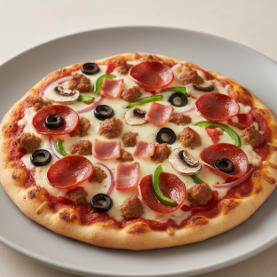 Combination Naan Pizza