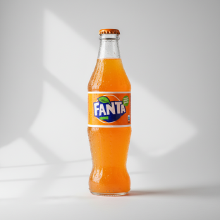 Bottled Fanta Orange Bottled Fanta Orange