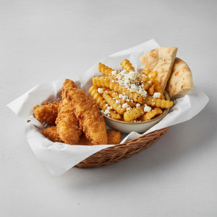 Fried Chicken Tenders Basket Fried Chicken Tenders Basket
