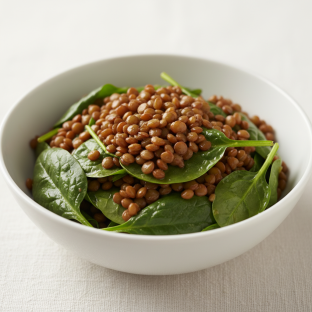 Lentil Salad with Spinach Lentil Salad with Spinach