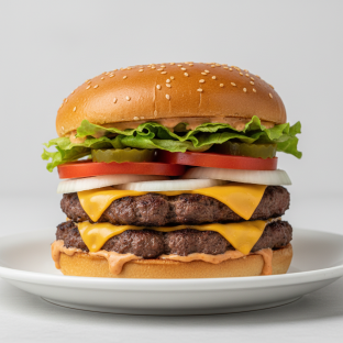 Double Cheese Burger Double Cheese Burger