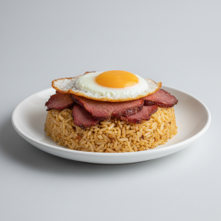 Smoked Pastrami Garlic Fried Rice Smoked Pastrami Garlic Fried Rice