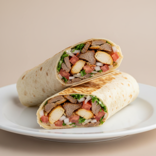 Combo Shawarma Wrap Combo Shawarma Wrap