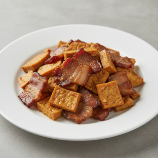 Sauteed Cured Pork with Dried Tofu Sauteed Cured Pork with Dried Tofu