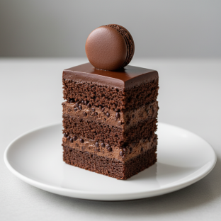 Ganache Cream Cake Slice Ganache Cream Cake Slice