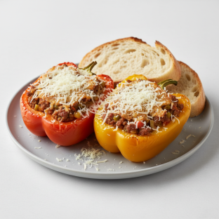 2 Stuffed Peppers 2 Stuffed Peppers