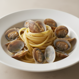 Linguini with Clams and White Wine Sauce Linguini with Clams and White Wine Sauce
