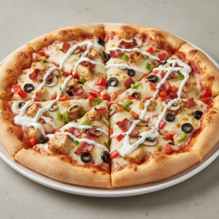 Chicken Bacon Ranch Pizza Chicken Bacon Ranch Pizza