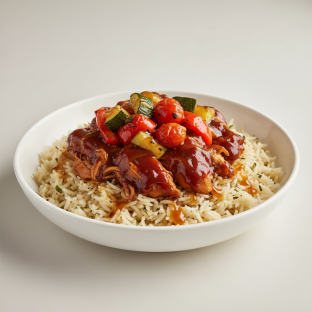 Honeyfire Chicken Bowl - Rice Honeyfire Chicken Bowl - Rice