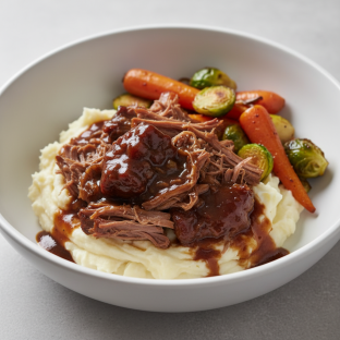Short Rib Bowl - Mashed Potatoes Short Rib Bowl - Mashed Potatoes