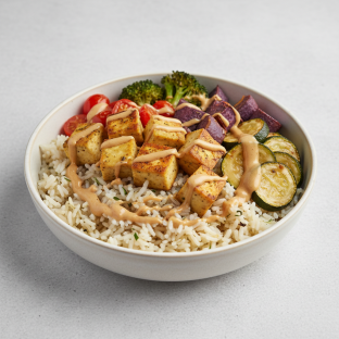 Garden Vegan Tofu Bowl - Rice Garden Vegan Tofu Bowl - Rice