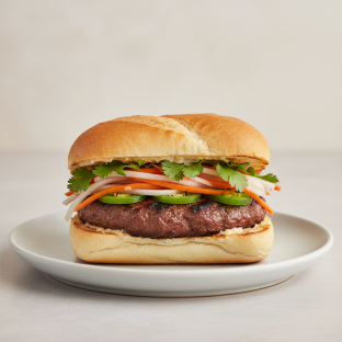 Beef Patty Banh Mi Burger