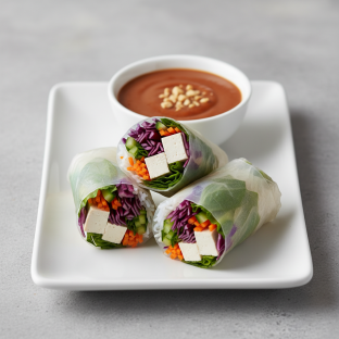 Fresh Rolls - Tofu (2 Pieces) Fresh Rolls - Tofu (2 Pieces)