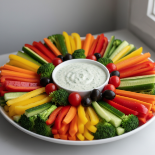 Garden Vegetable Platter Garden Vegetable Platter