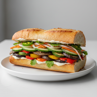 Cooked Vegetable Sandwich