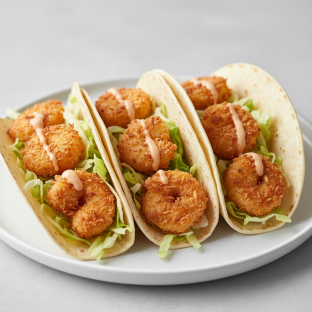 Coconut Shrimp Tacos