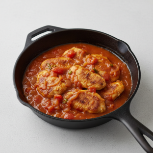 Saucy Chicken Skillet (A La Mexicana) Saucy Chicken Skillet (A La Mexicana)