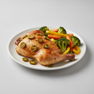 Veggie Jalapeno Roasted Chicken Veggie Jalapeno Roasted Chicken