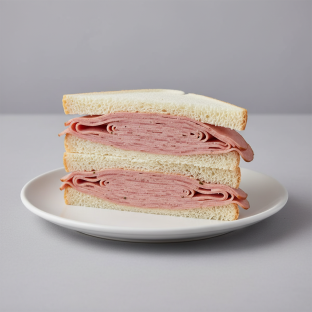 Kosher Bologna Sandwich