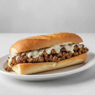Half Impossible Cheesesteak Half Impossible Cheesesteak