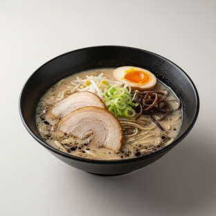 Black Garlic Tonkotsu Ramen Black Garlic Tonkotsu Ramen