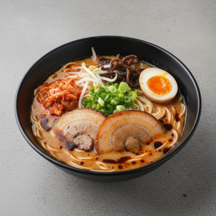 Spicy Black Garlic Oil Tonkotsu Ramen Spicy Black Garlic Oil Tonkotsu Ramen