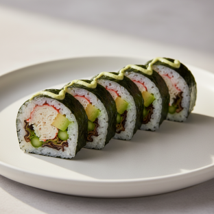 Crabmeat Asparagus Roll Crabmeat Asparagus Roll