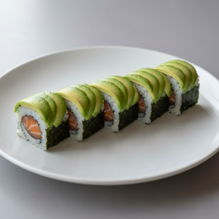 Salmon Avocado Roll Salmon Avocado Roll
