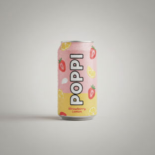 Strawberry Lemon Poppi