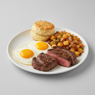 Steak and Eggs Steak and Eggs