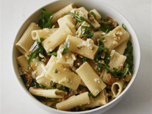Rigatoni, Arugula, Roasted Garlic and Parmesan