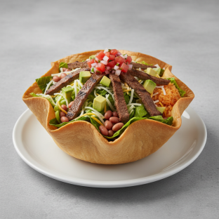 Beef Tostada Salad Beef Tostada Salad