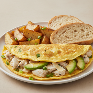 Gluten Free Toast Blue Crab Omelet Gluten Free Toast Blue Crab Omelet