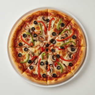 10-inch Gluten-Free The Veg Pizza 10-inch Gluten-Free The Veg Pizza