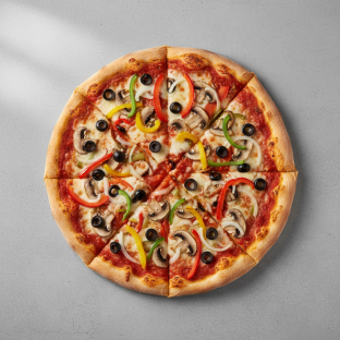 10-inch Thin Gluten-Free The Veg Pizza 10-inch Thin Gluten-Free The Veg Pizza