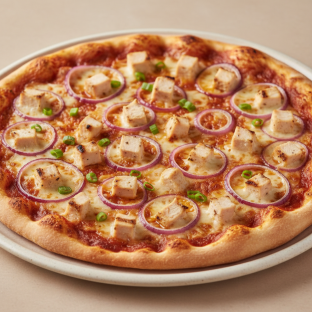 Thin Crust BBQ Chicken Pizza Thin Crust BBQ Chicken Pizza