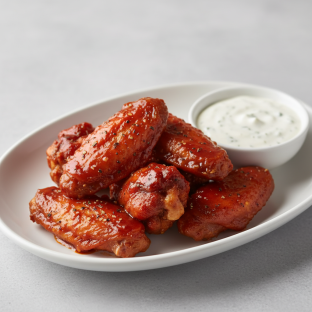 Hot Chicken Wings (6 Pieces) Hot Chicken Wings (6 Pieces)
