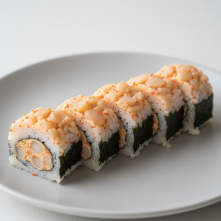 Spicy Scallop Cutup Rolls