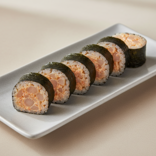 Spicy Scallop Handrolls