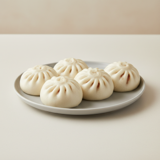Pork Steamed Bao (4 Pieces)