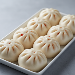 Spicy Steamed Pork Bao Tray