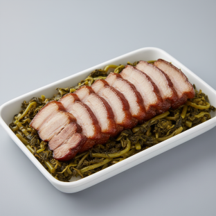 Braised Pork Belly with Preserved Vegetables Tray