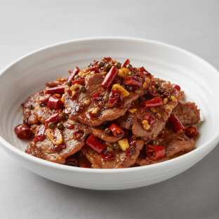 Fiery Sichuan Stir-Fried Lamb