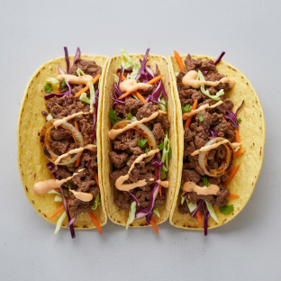 Korean Bulgogi Tacos (3 Pieces) Korean Bulgogi Tacos (3 Pieces)